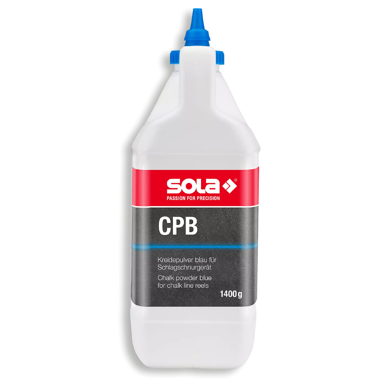 Recharge de craie de marquage pour ligne de craie / ruban à mesurer Sola CPB 1400; 1,4 kg
