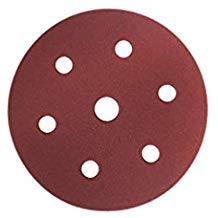 Papier abrasif pour ponceuses orbitales aléatoires Virutex; 225 mm; P100; 25 unités