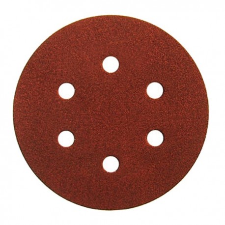 Papier abrasif pour ponceuses orbitales aléatoires Virutex velcro; 150 mm; P150; 50...