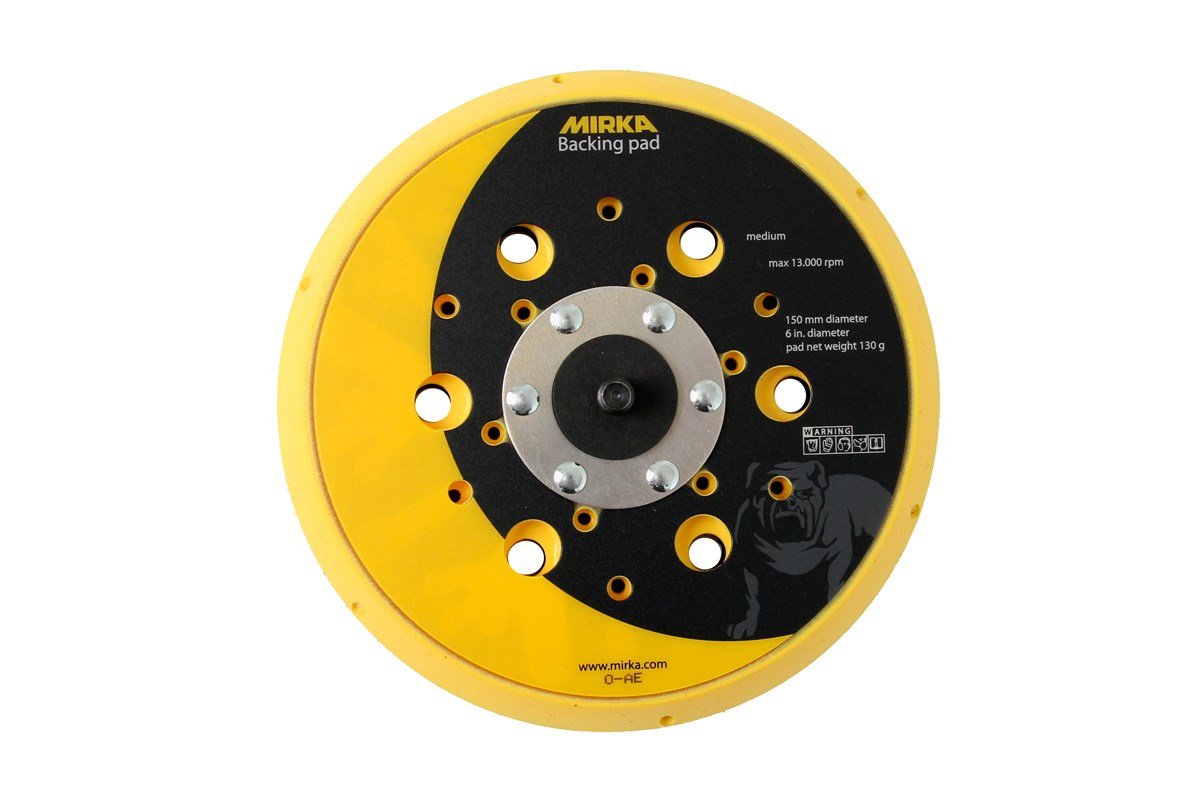 Tampon d'interface de protection pour ponceuse à orbite aléatoire Mirka; Ø150 mm ; moyennement dur