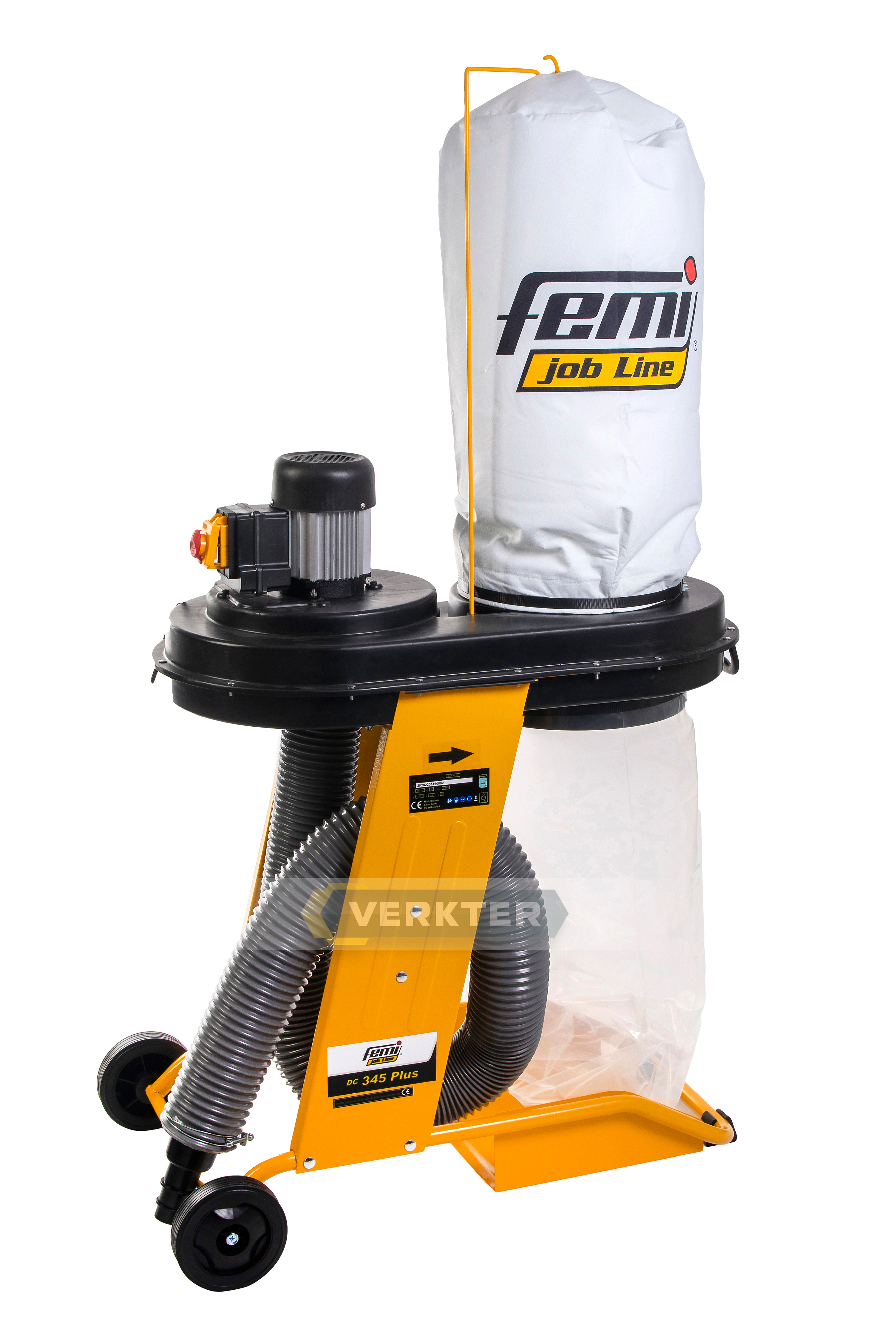 Unité d'extraction de copeaux et de poussière Femi job Line DC 345 Plus; 550 W