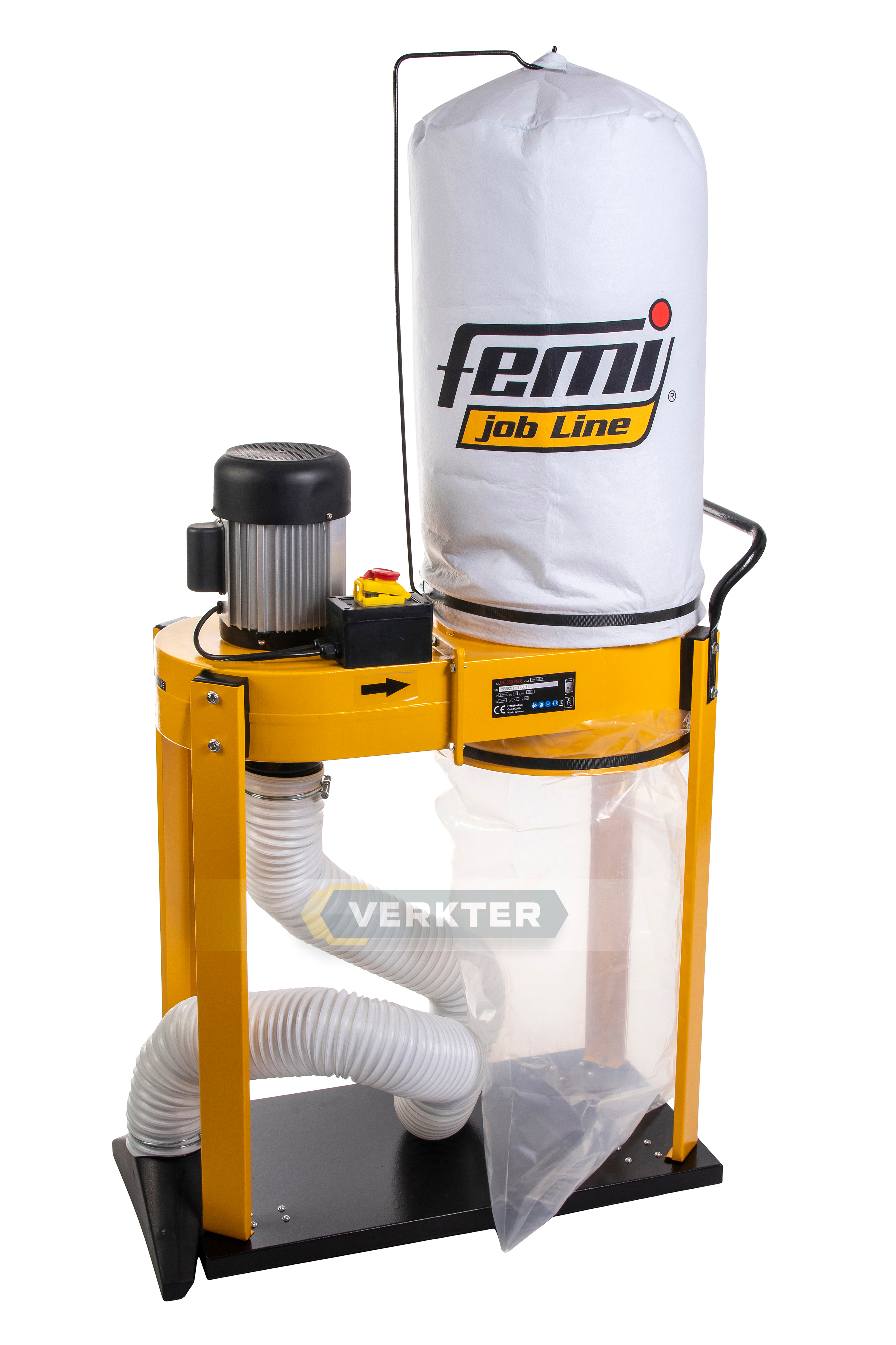 Unité d'extraction de copeaux et de poussière Femi job Line DC 350 Plus; 900 W