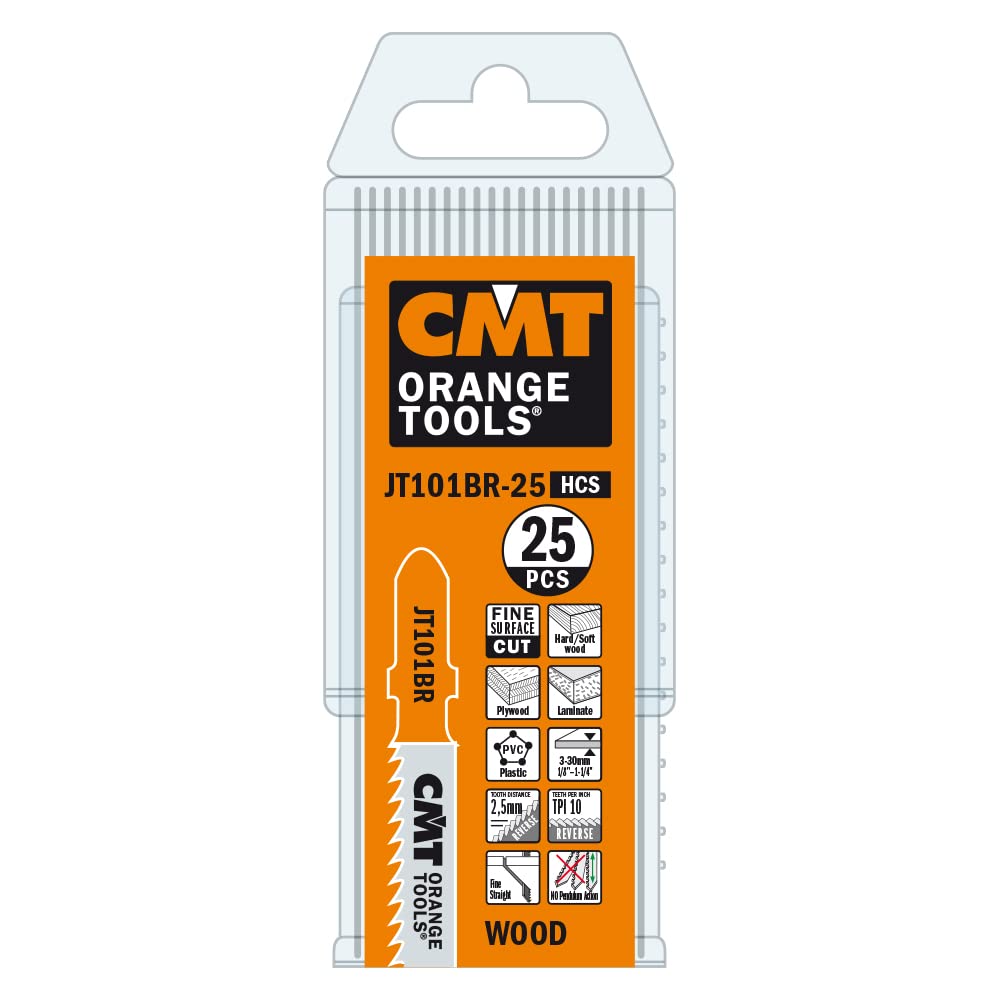 Lames pour scie sauteuse CMT JT101BIF-5; 5 unités