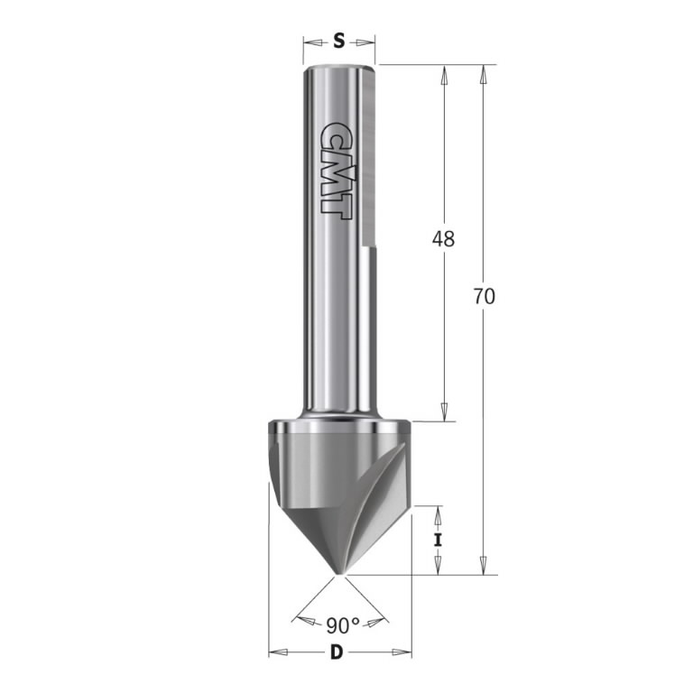 Fraiser CMT 521.002.21; S=10x48 mm; D=19,5 mm