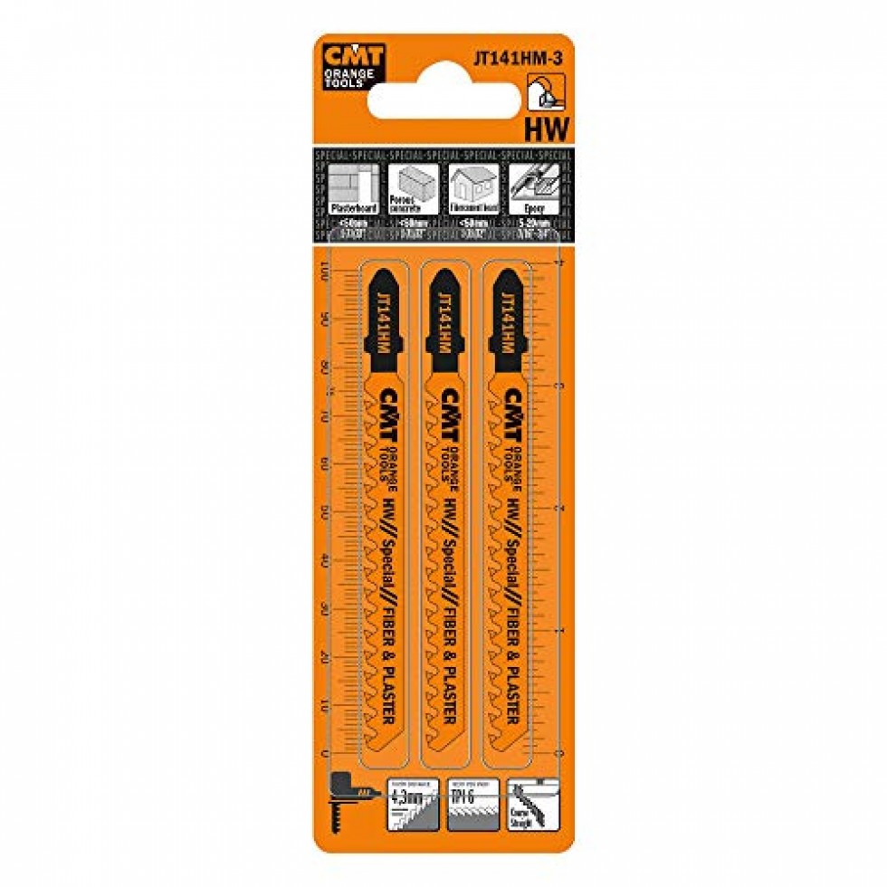 Lames pour scie sauteuse CMT JT141HM-3; 3 unités