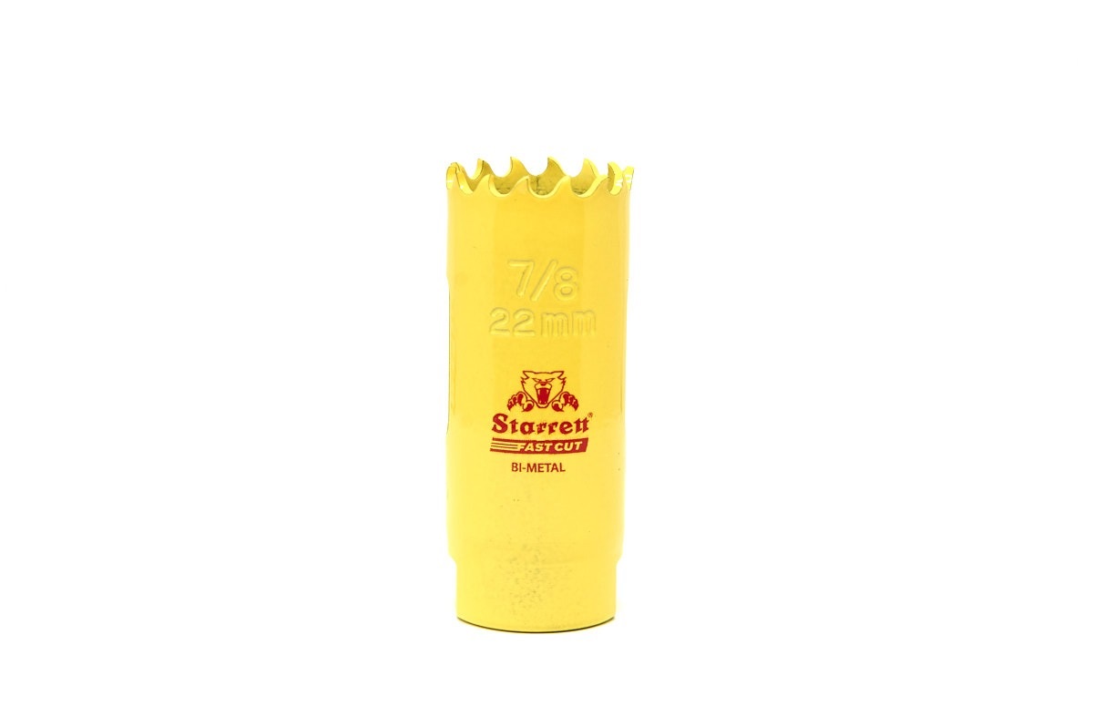 Scie cloche Starrett Bi-Metal; 22 mm