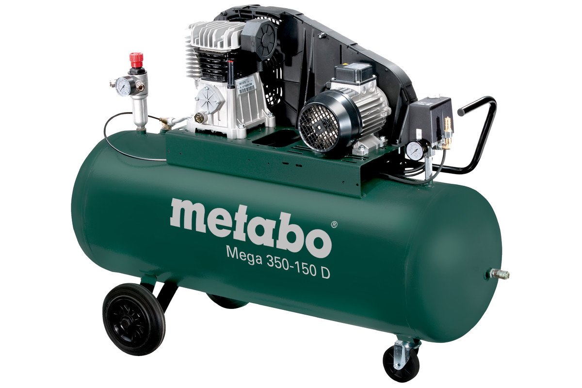 Compresseur d'air triphasé Metabo Mega 350-150 D