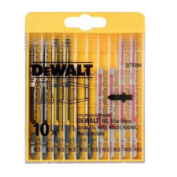 Jeu de lames de scie sauteuse DeWalt DT2165; DT2177; DT2050; DT2160; DT2163; 10 unités