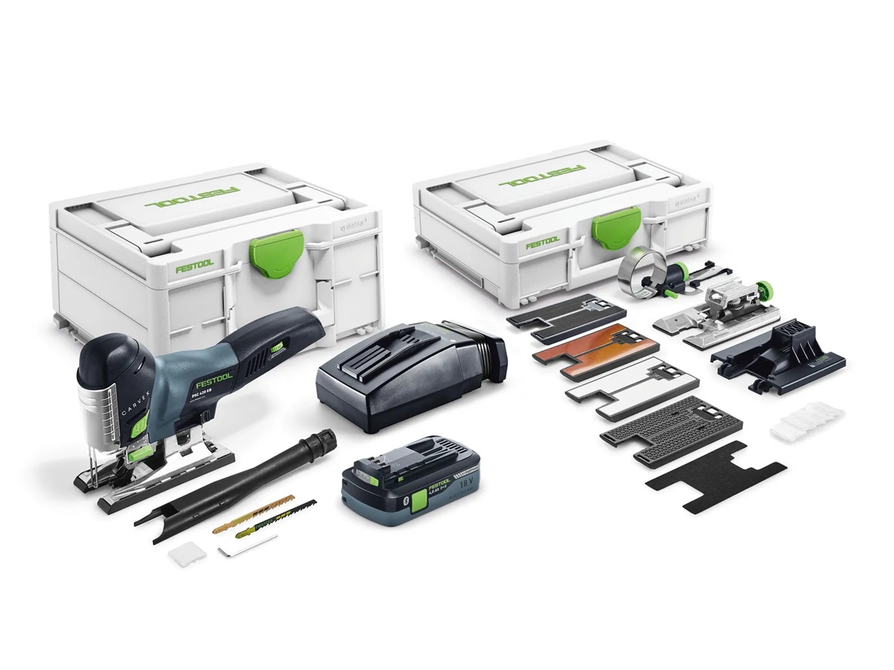 Scie sauteuse sans fil Festool PSC 420 HPC 4,0 EBI-Set CARVEX; 18 V; 1x4,0 Ah accu.