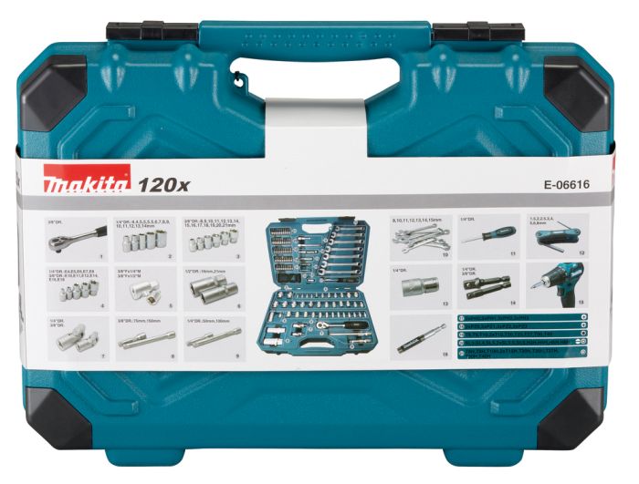 Ensemble d'outils Makita; 120 unités