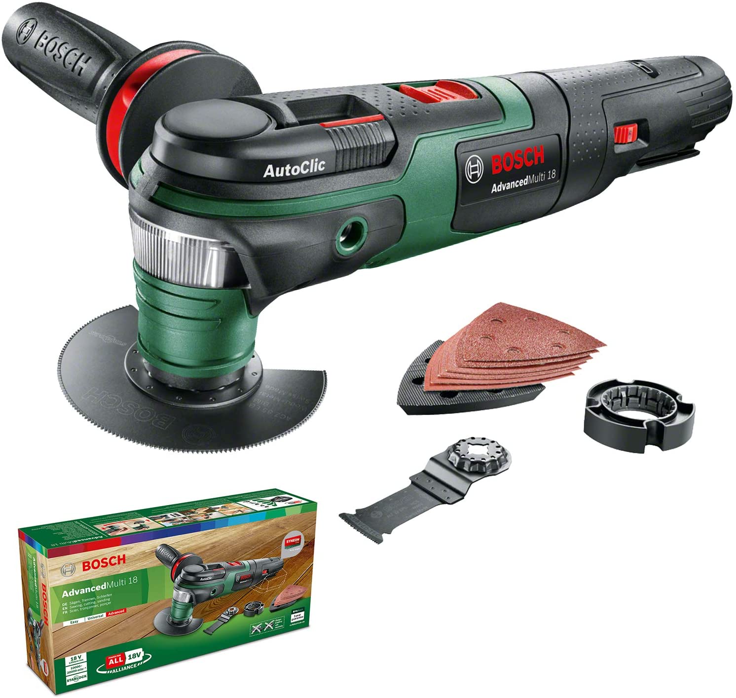 Outil Multi-fonction Bosch AdvancedMulti 18, 18 V (sans batterie et chargeur)