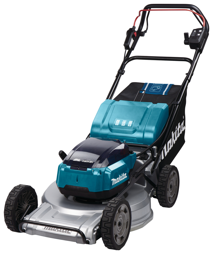 Tondeuse à gazon automotrice sans fil Makita DLM533PT4; 2x18 V; 4x5,0 Ah accu.