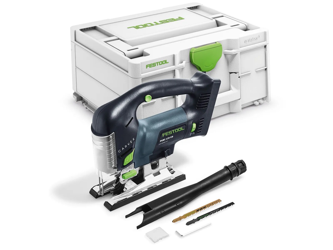 Scie sauteuse sans fil Festool PSBC 420 EB-Basic CARVEX; 18 V; (sans batterie et chargeur)