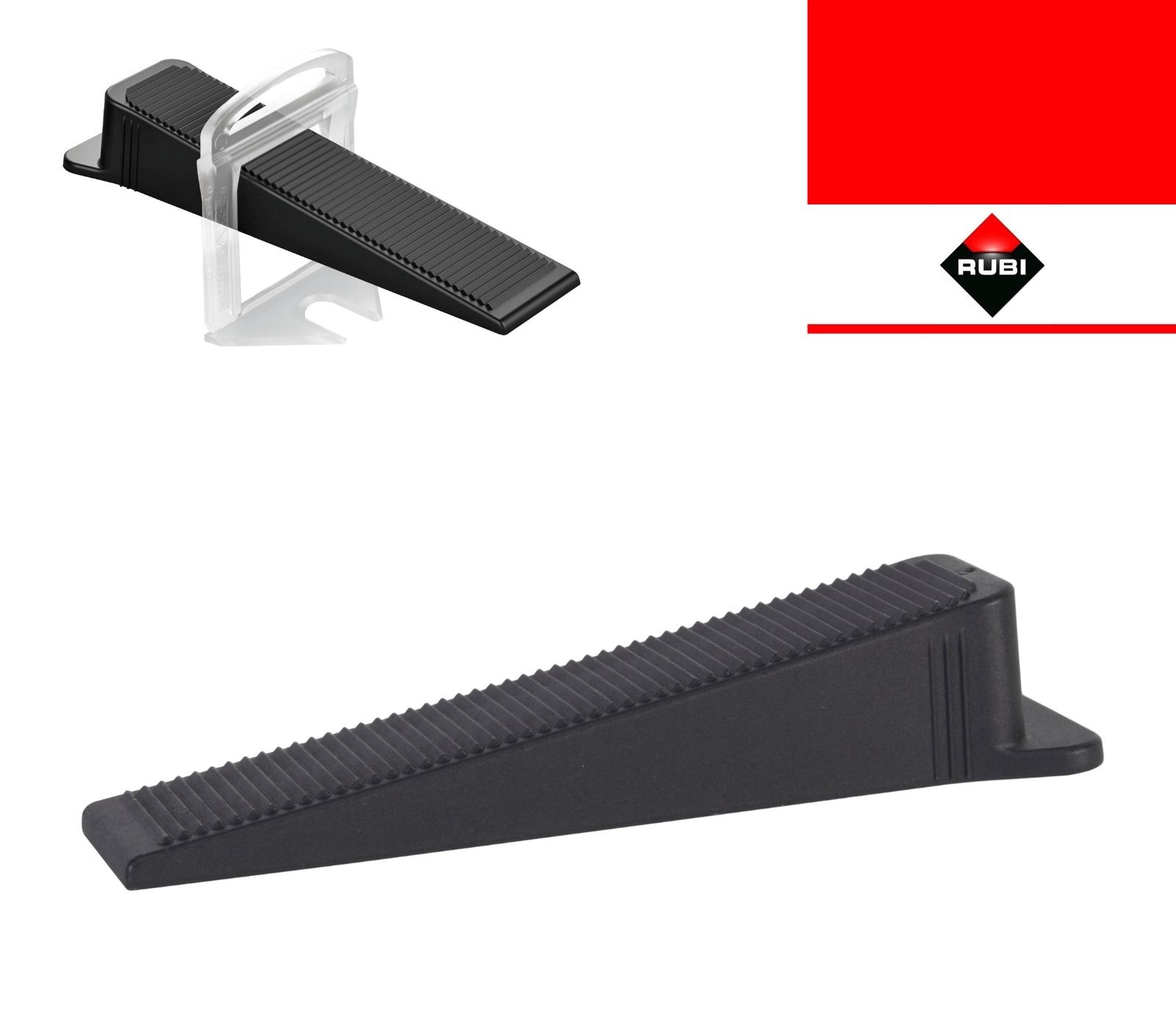 Coin de tuile Rubi DELTA LEVEL SYSTEM; 400 vnt.