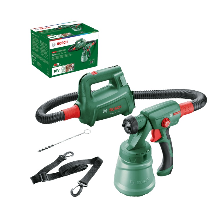 Pistolet à peinture Bosch EasySpray 18V-100; 18 V (sans batterie et chargeur)