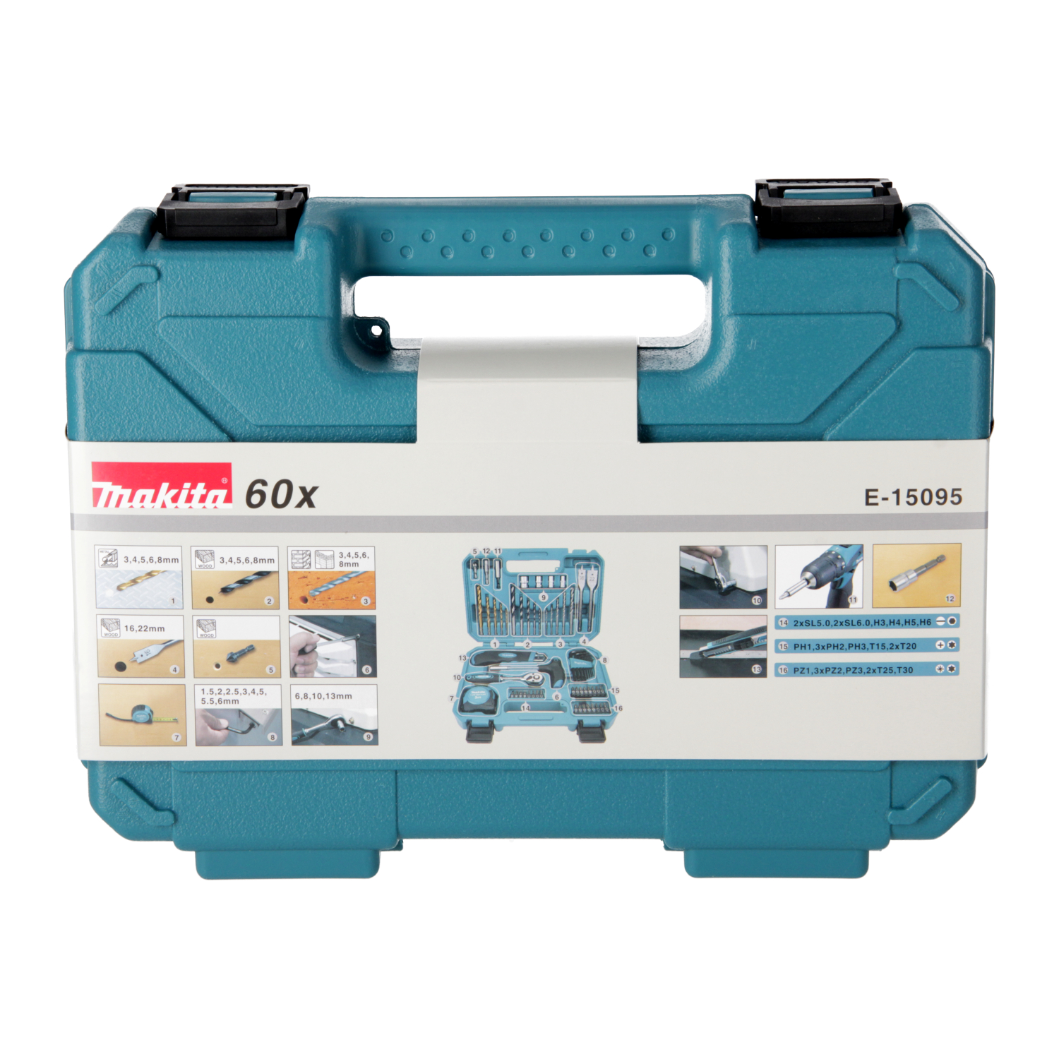 Ensemble de 60 pièces Makita