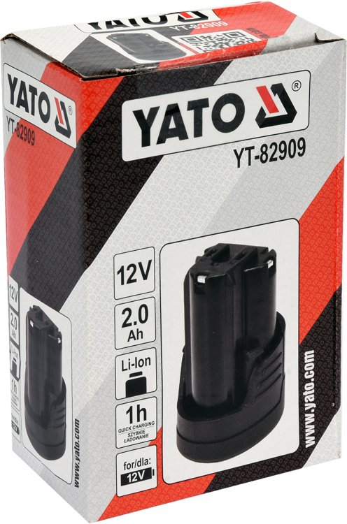 Batterie Yato YT-82909; 12 V; 2,0 Ah; Li-ion