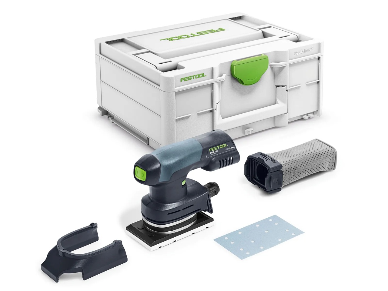 Ponceuse orbitale Festool Rutscher RTSC 400-Basic 18 V; (sans batterie et chargeur)