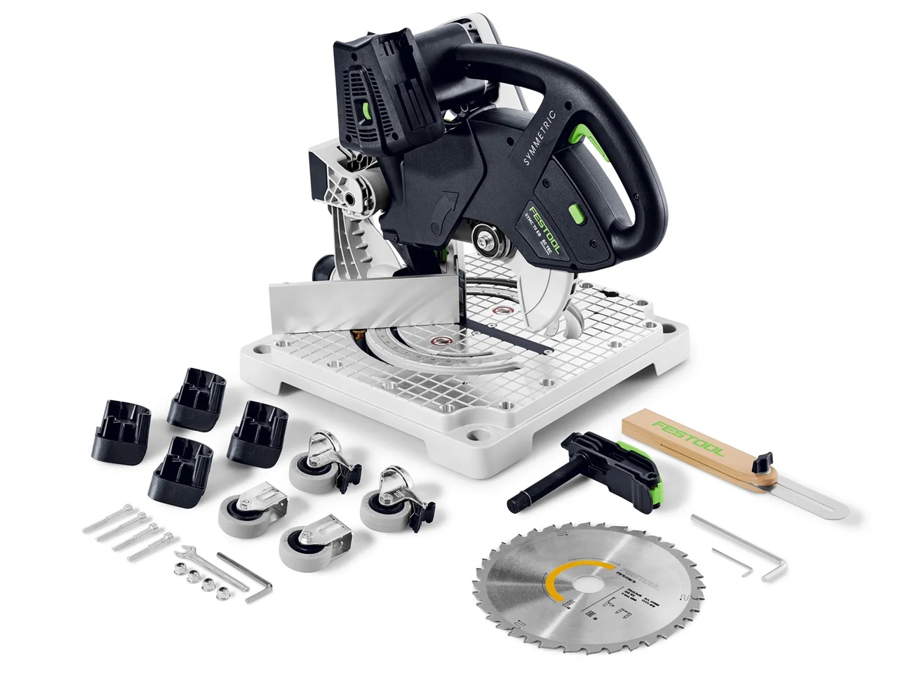 Scie à onglets composés Festool SYMMETRIC SYMC 70 EB-Basic;