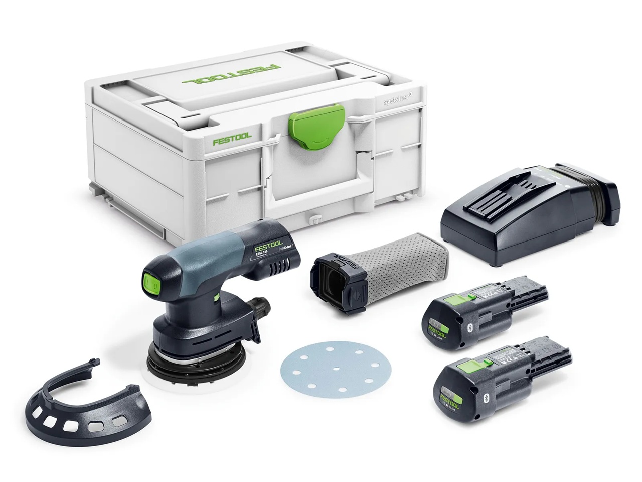 Ponceuse orbitale Festool ETSC 125 3,0 I-Plus;  18 V; 2x3,0 Ah accu.