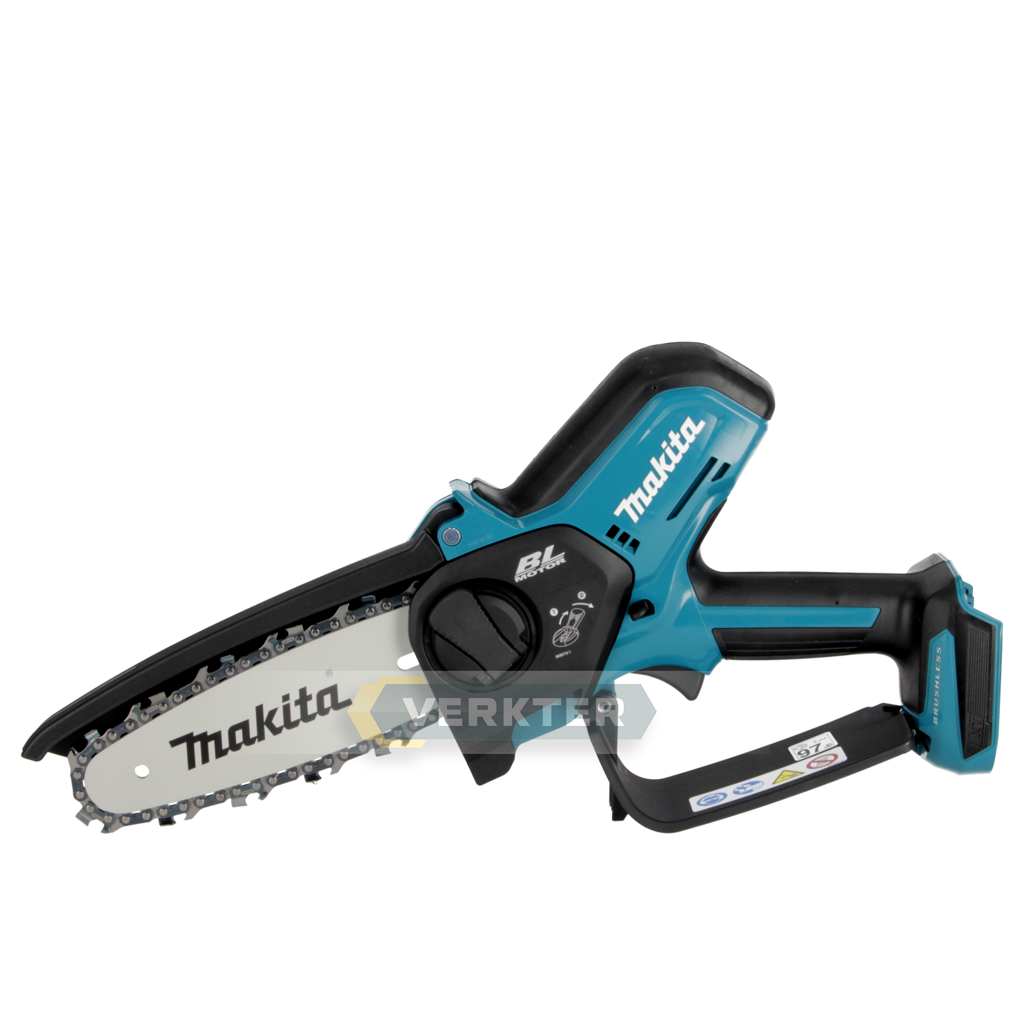 Tronçonneuse de branches Makita DUC150Z; 18 V; 15 cm rail de guidage (sans batterie et chargeur)