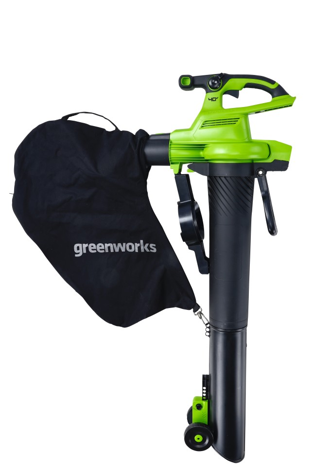 Souffleur de feuilles sans fil Greenworks GD40BVII; 40 V (sans batterie et chargeur)