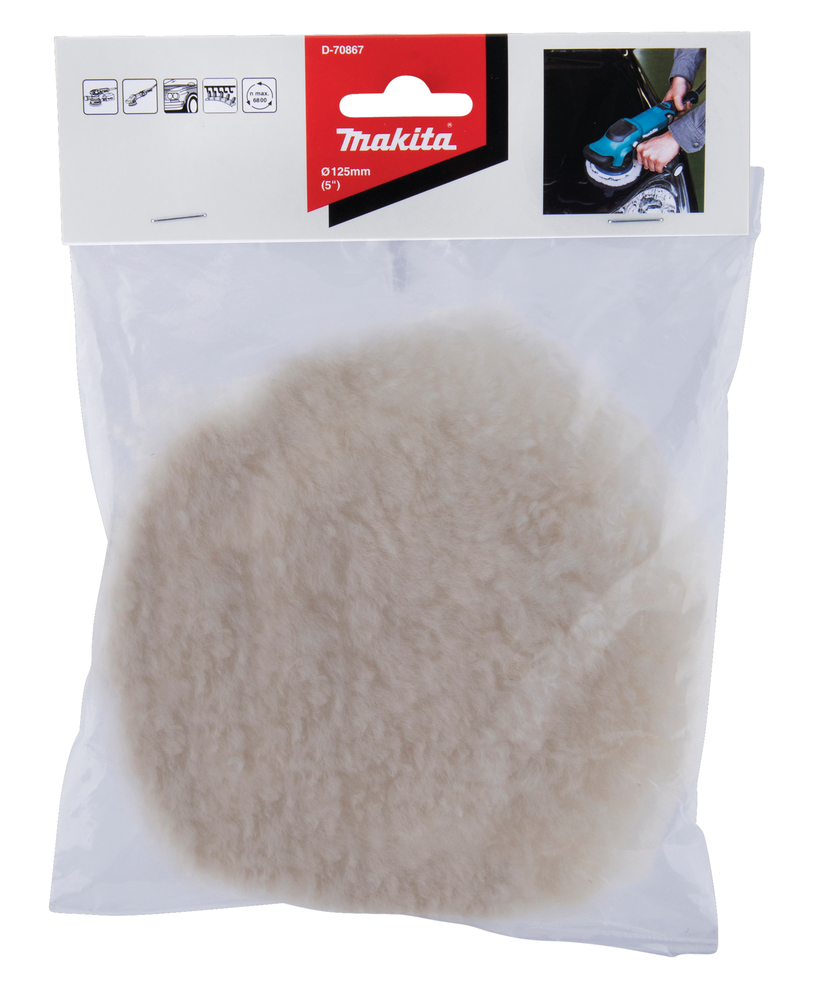 Laine pour polir Makita; 125 mm