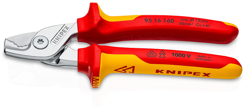 Griffe de coupe de câble Knipex 951660SB