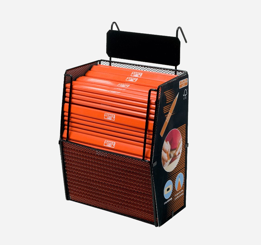 Crayon Bahco PENCIL-200-DISP; 180 mm; 200 des unités; avec support