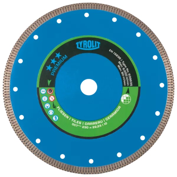 Disque à tronçonner diamanté Tyrolit Premium; 230x1,6x35 mm