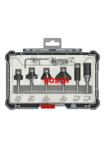Coffret de forêts pour le bois Bosch 2607017468; 6 mm; 6 unités