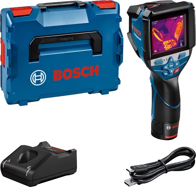 Thermomètre infrarouge Bosch GTC 600 C; 12 V; 1x2,0 Ah accu.