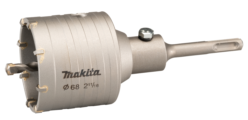 Scie cloche avec mèche d'alignement. Bit Makita D-74011; 68 mm; SDS-plus