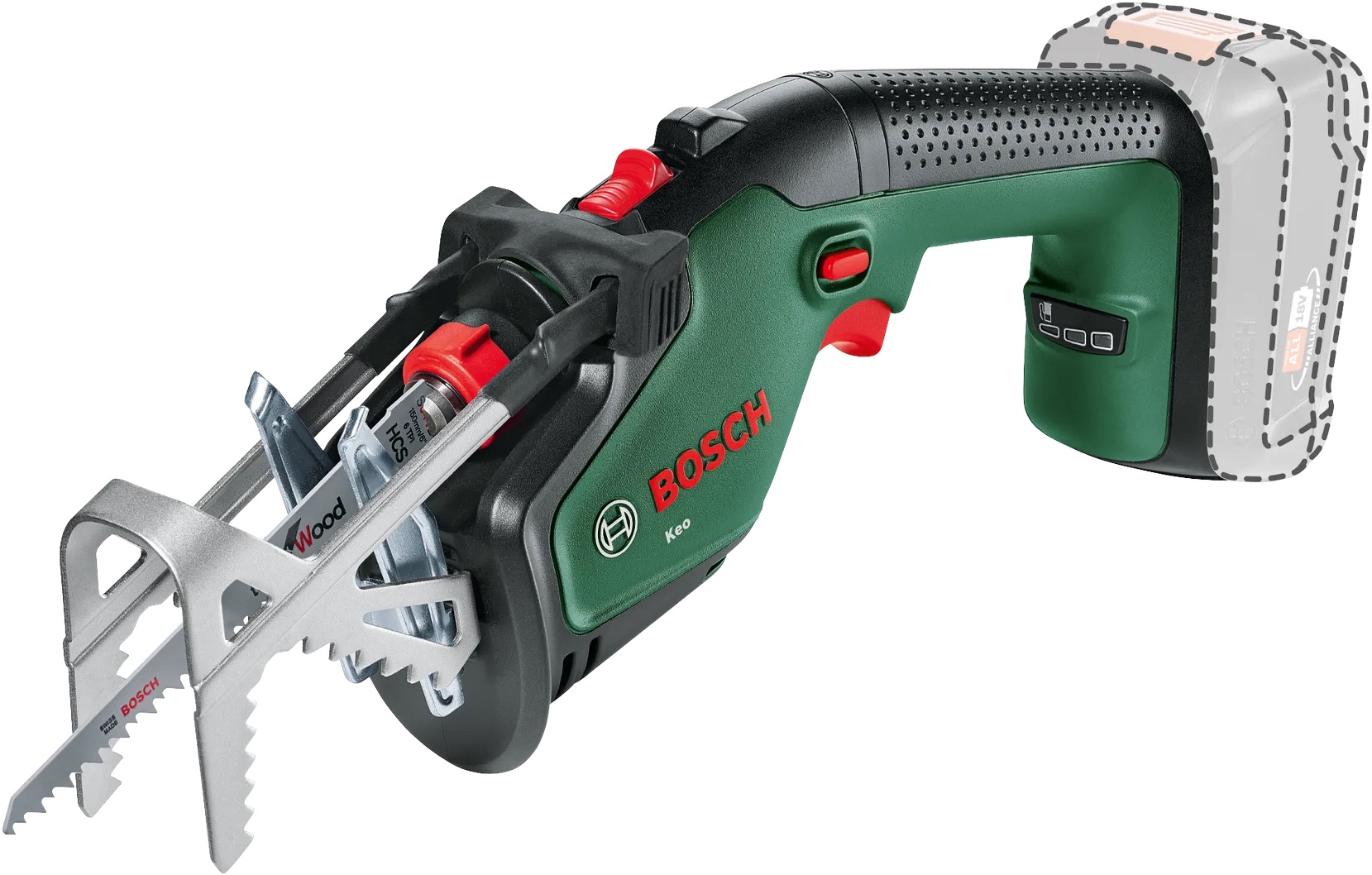 Scie sauteuse Bosch Keo; 18 V (sans batterie et chargeur)