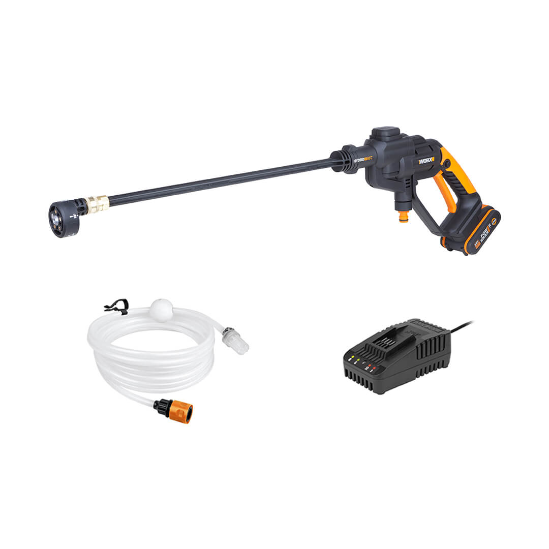 Équipement de nettoyage Worx 20V Hydroshot WG620E; 20 V; 1x2,0 Ah accu.