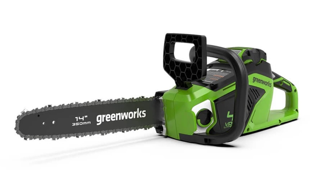 Tronçonneuse Greenworks GD40CS15K4; 40 V; 1x4,0 Ah; 35 cm bande