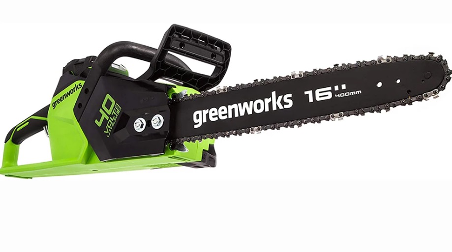 Tronçonneuse Greenworks GD40CS18; 40 V; 40 cm rail de guidage (sans batterie et...