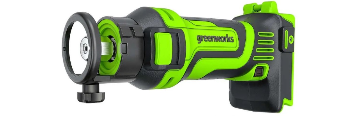 Scie à panneaux de gypse Greenworks G24SS; 24 V (sans batterie et chargeur)