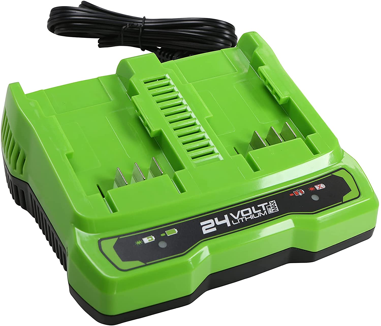 Chargeur Greenworks G24X2UC2; 24 V