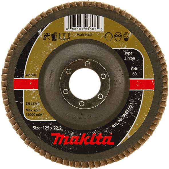 Meule-éventail Makita P-65501; 125x22,23 mm; K60