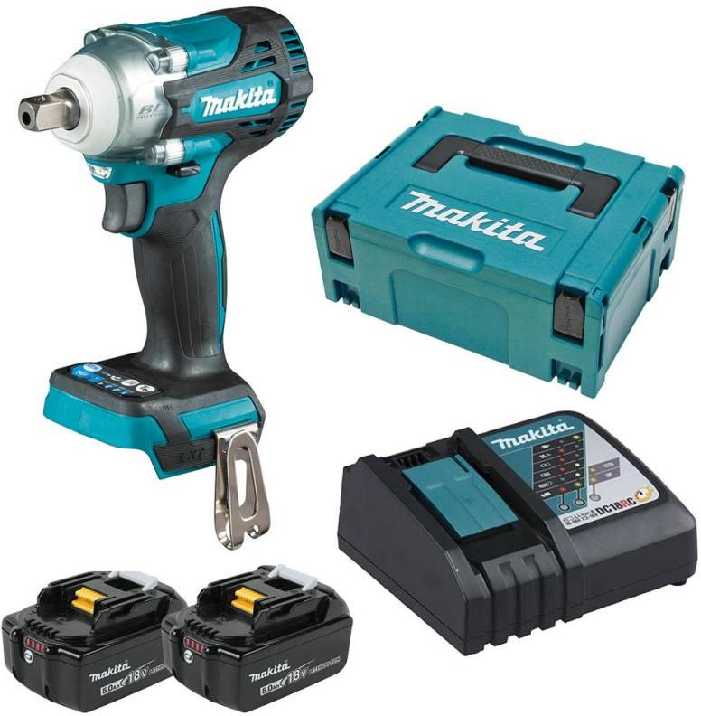 Clé à chocs Makita DTW301RTJ; 18 V; 2x5,0 Ah accu.