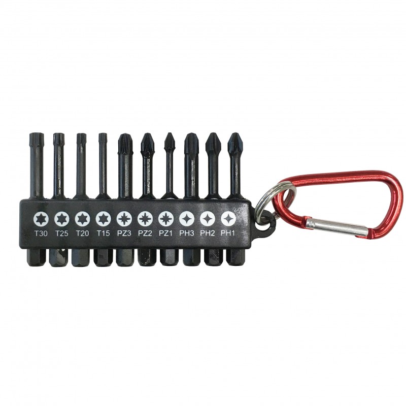 Jeu d'accessoires de tournevis Hikoki 60120820; 10 unités