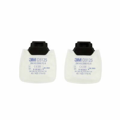 Filtre 3M Secure Click P2R D3125; 2 unités