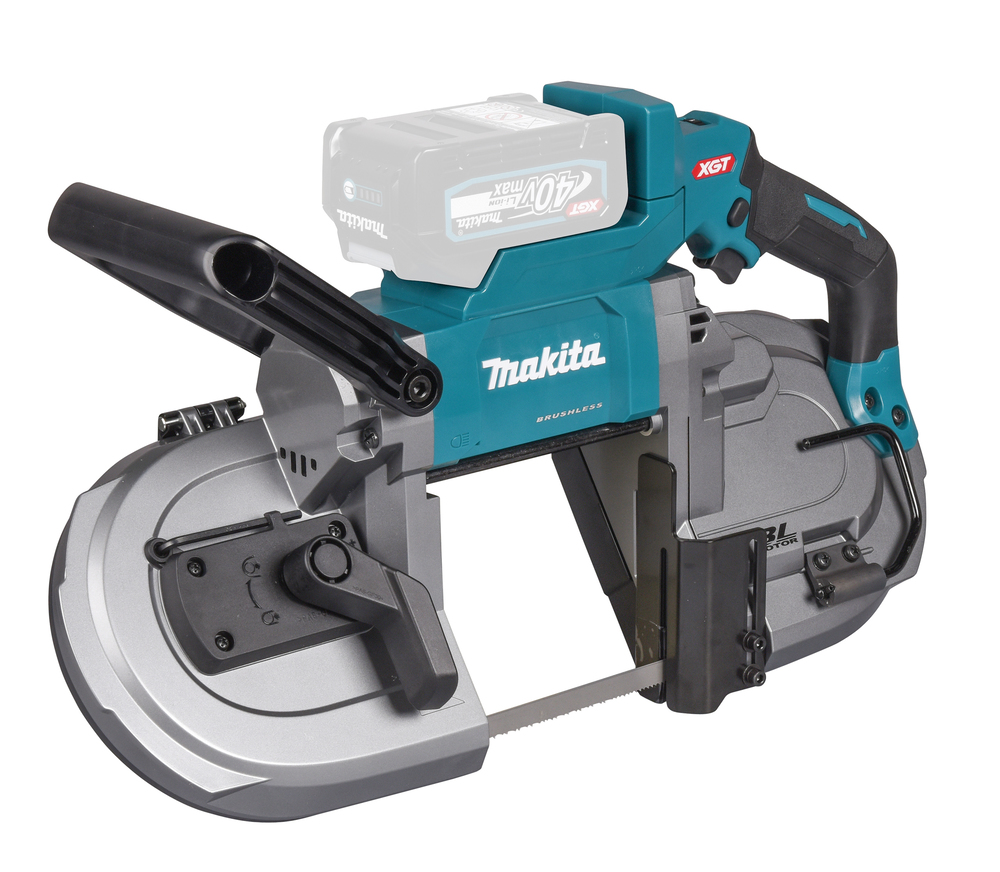 Scie à ruban Makita PB002GZ; 40 V (sans batterie et chargeur)