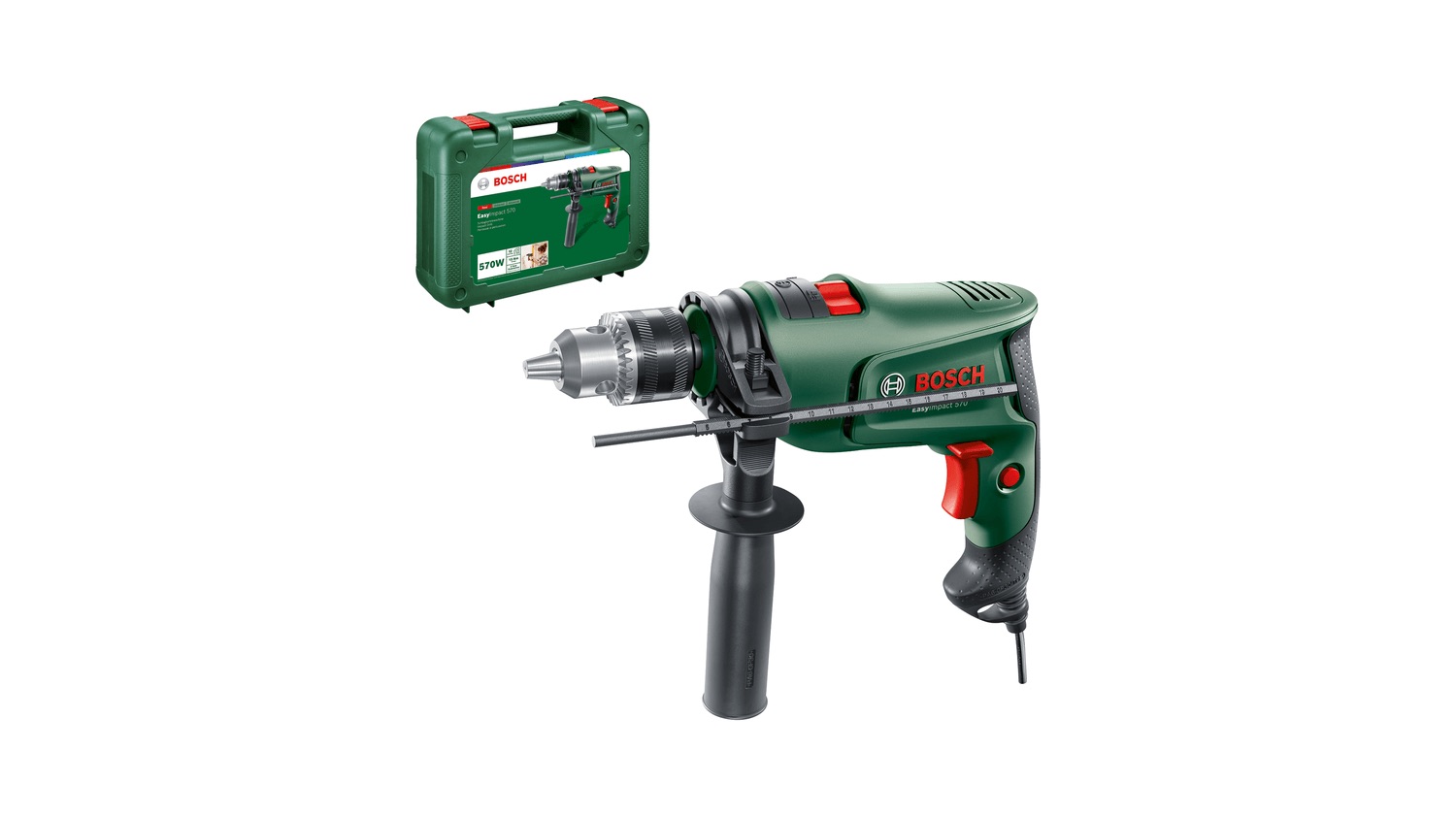 Perceuse à percussion électrique Bosch EasyImpact 570 AKC; 570 W