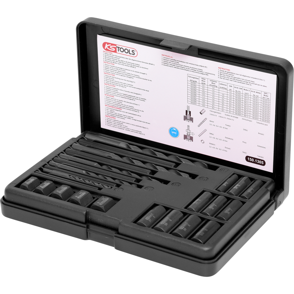 Extracteurs de vis KS tools; 25 unités