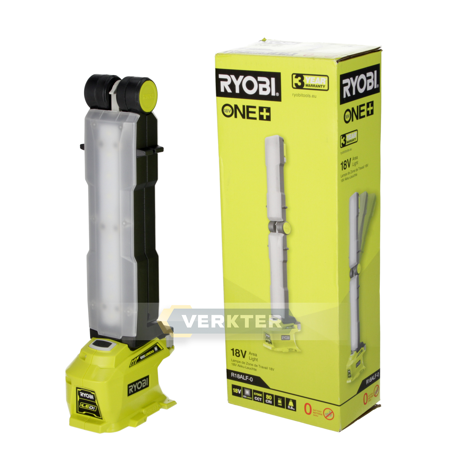 Lampe de poche sans fil Ryobi R18ALF-0; 18 V (sans batterie et chargeur)