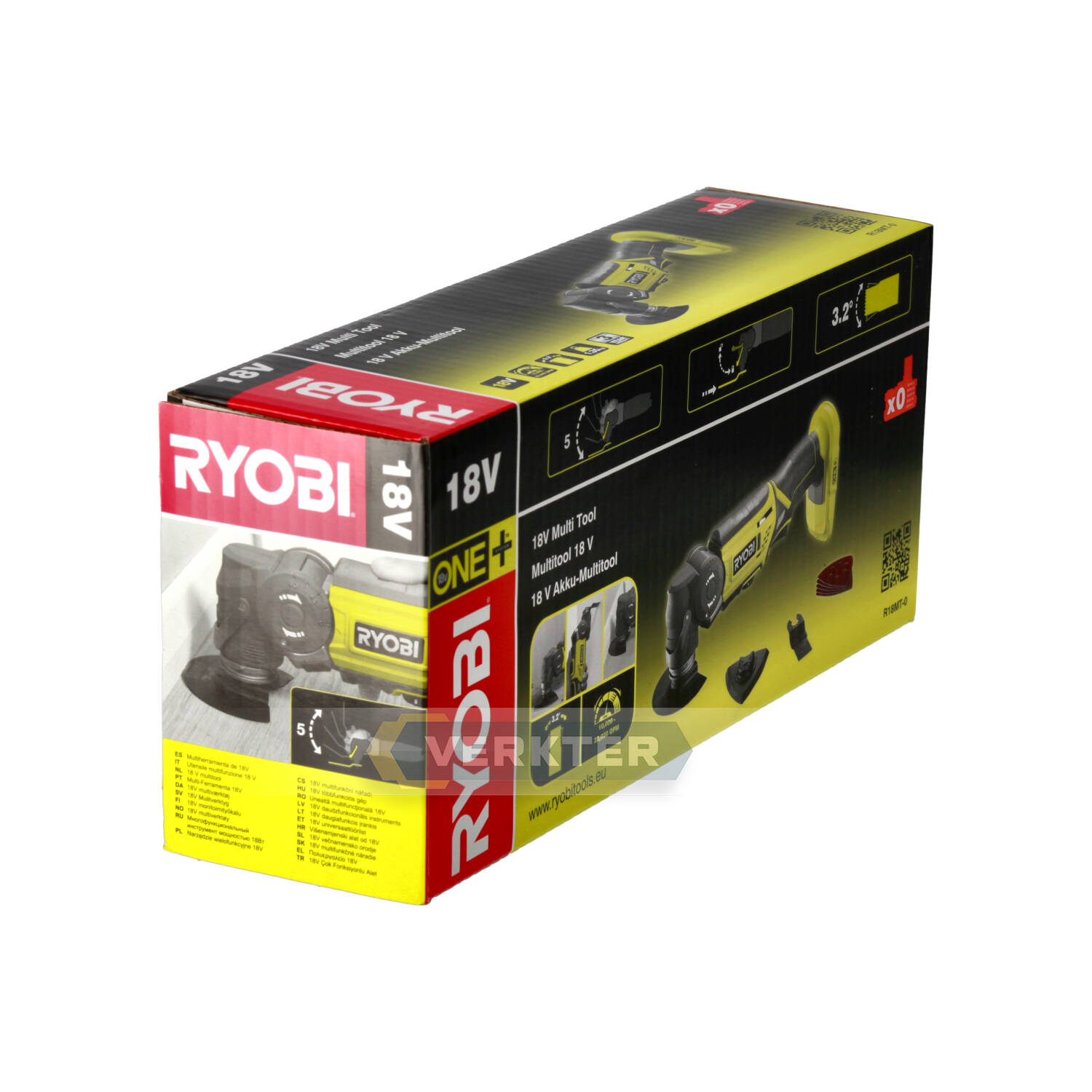 Outil Multi-fonction Ryobi R18MT-0; 18 V (sans batterie et chargeur)