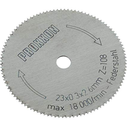 Scie circulaire Proxxon; 23x0,3x2,6 mm; Z108