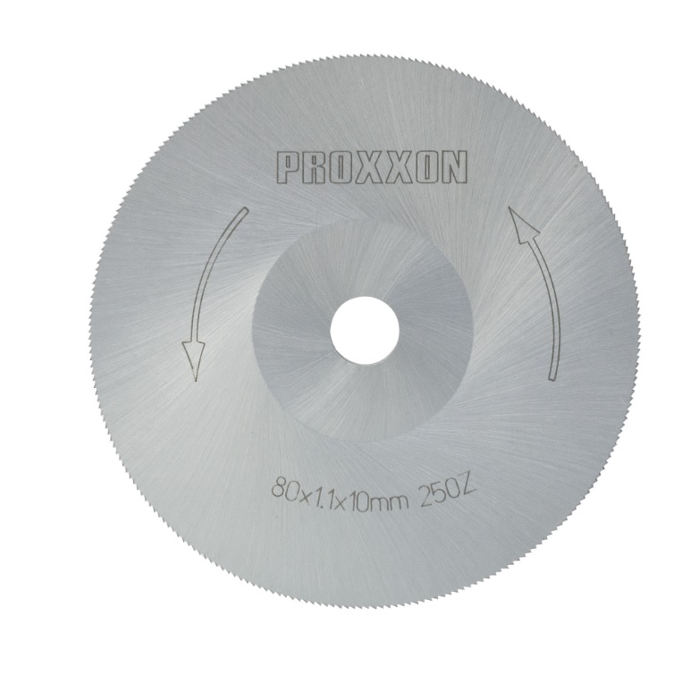 Scie circulaire Proxxon; 80x1,1x10,0 mm; Z250